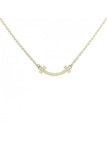 Tiffany & Co. Tiffany T Smile Mini Necklace (view 1)