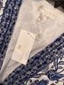 Caroline Constas Floral Blue White Romper Size 4 - photo 3
