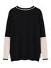 Rag & Bone 100% Wool Color Block Black Ivory Pullover Sweater Size S - photo 2