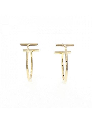 Tiffany & Co. Tiffany & Co. T Wire Hoop Medium Earrings (view 1)