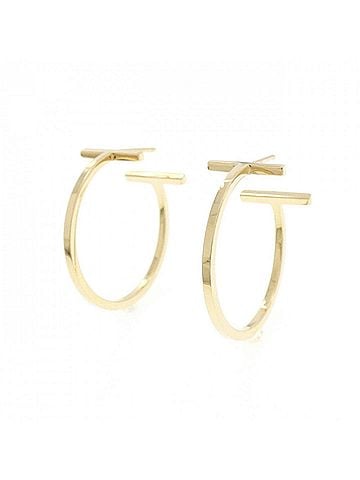 Tiffany & Co. Tiffany & Co. T Wire Hoop Medium Earrings (view 2)
