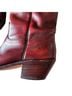 FRYE 100% Leather Brown Burgundy Boots Size 11 1/2 - photo 2