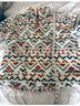 Eddie Bauer 100% Polyester Aztec Or Tribal Print Multi Color Fleece Size L - photo 5