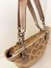 Coach Tan Silver Ivory Leather Shoulder Bag One size - photo 8