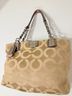 Coach Tan Silver Ivory Leather Shoulder Bag One size - photo 4