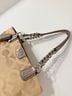Coach Tan Silver Ivory Leather Shoulder Bag One size - photo 5