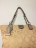 Coach Tan Silver Ivory Leather Shoulder Bag One size - photo 7