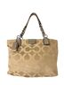 Coach Tan Silver Ivory Leather Shoulder Bag One size - photo 1
