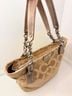 Coach Tan Silver Ivory Leather Shoulder Bag One size - photo 9