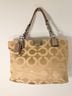 Coach Tan Silver Ivory Leather Shoulder Bag One size - photo 16