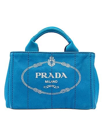 Prada Small Canvas Canapa Logo Satchel (view 1)
