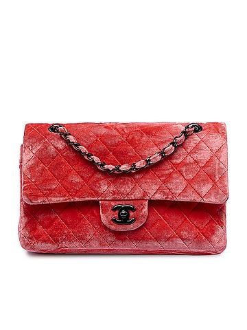 Chanel Medium Classic Velvet Double Flap (view 1)