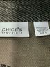 Chico's Black Button-Down Shirt Size 1 - photo 3