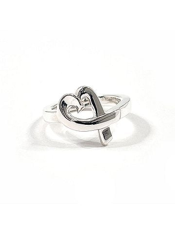 Tiffany & Co. TIFFANY&Co. Tiffany Loving Heart Paloma Picasso Ring, Sterling Silver 925, Silver, Women's (view 1)