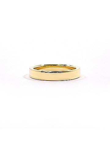 Tiffany & Co. TIFFANY&Co. Tiffany Flat Band Ring, 18K Yellow Gold, 3.5cm, Women's (view 2)