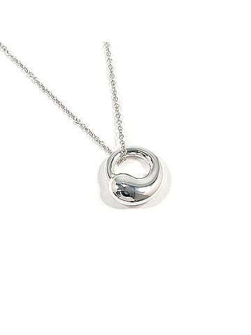 Tiffany & Co. TIFFANY&Co. Tiffany Eternal Circle Elsa Peretti Necklace, Sterling Silver 925, Women's (view 1)