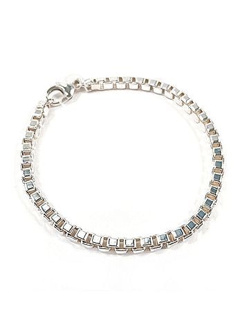 Tiffany & Co. TIFFANY&Co. Tiffany Venetian Link Bracelet, Sterling Silver 925, Unisex (view 1)