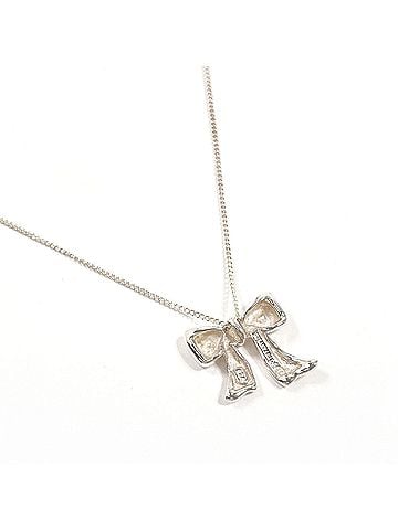 Tiffany & Co. TIFFANY&Co. Tiffany Ribbon Necklace, Sterling Silver 925, Silver, Women's (view 2)
