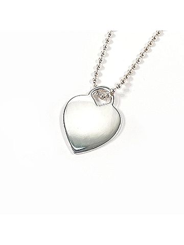 Tiffany & Co. TIFFANY&Co. Tiffany Heart Tag Return to Silver Necklace, Sterling 925, Women's (view 2)