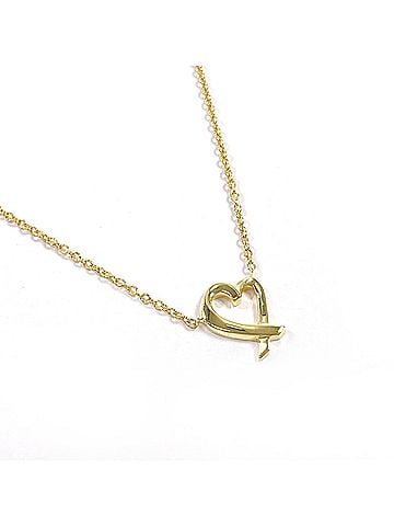 Tiffany & Co. TIFFANY&Co. Tiffany Loving Heart Paloma Picasso Necklace 18K Yellow Gold Women's (view 1)
