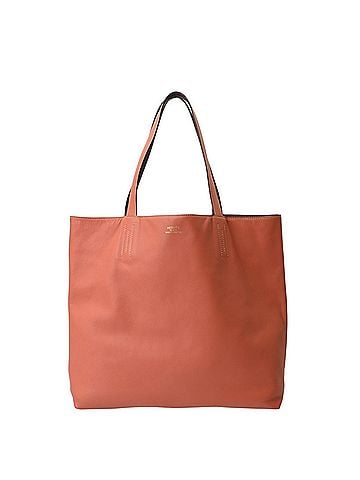 Hermès HERMES Double Sens 45 Crevette Rouge H Women's Veau Sikkim Tote Bag, AB Rank, Used, Ginzo (view 2)