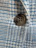 Ann Taylor Plaid Blue White Blazer Size 12 - photo 12