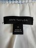 Ann Taylor Plaid Blue White Blazer Size 12 - photo 4