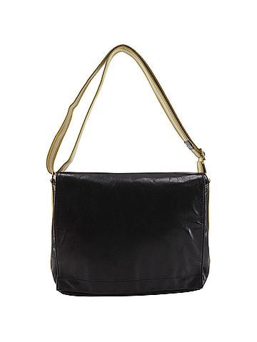 Bally Bally Trainspotting Shoulder Bag, Calfskin, Black/Yellow, A4 Size, Magnetic Closure, Men's (view 1)