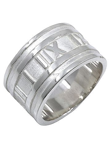 Tiffany & Co. Tiffany & Co. Atlas ring, sterling silver (925), approximately 8.0g, unisex. (view 1)