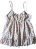 Gap Floral Pink Ivory Tank Top Size L - photo 2