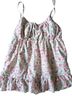 Gap Floral Pink Ivory Tank Top Size L - photo 1