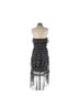 Express Floral Black White Cocktail Dress Size M - photo 2