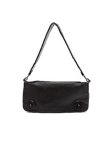 Prada Leather Fold Over Shoulder Bag (view 1)