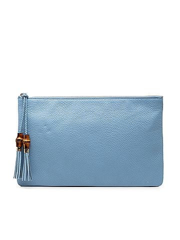 Gucci Calfskin Bamboo Tassel Clutch (view 1)