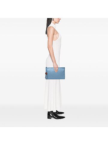Gucci Calfskin Bamboo Tassel Clutch (view 2)
