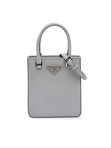Prada Small Leather Brushed Tote (view 1)