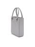 Prada 100% Leather Gray Small Leather Brushed Tote One size - photo 3