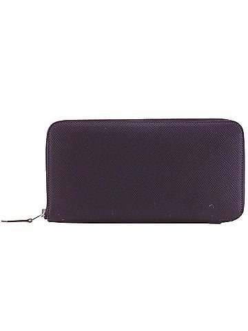 Hermès Hermes Azap Silk In Long Wallet, Veau Epsom Leather, 2019 Model, Purple/Silver Hardware, D, Women's. (view 1)