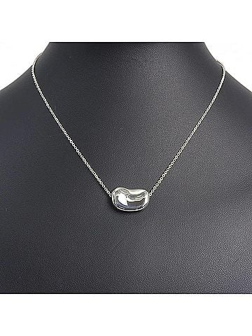 Tiffany & Co. Tiffany & Co. Bean Necklace, Elsa Peretti, Sterling Silver 925, Approx. 11g, Women's. (view 2)