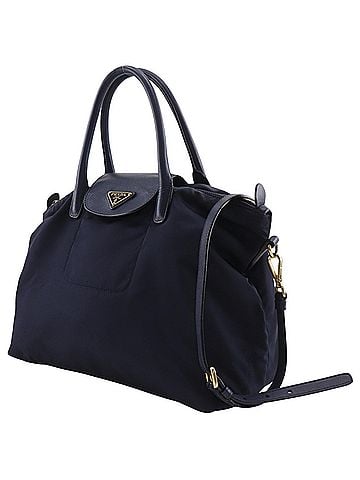Prada Prada PRADA 2-Way Shoulder Handbag, Nylon, Navy, 2-Way, A5 Size, Shoulder, Women's (view 2)