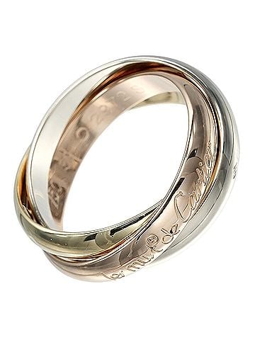 Cartier Cartier Trinity Ring, 3.5mm Band, 18K Gold (YG, PG, WG), Approx. 7.88g (view 1)