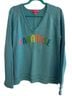 Lilly Pulitzer Graphic Blue Pink Casual Sweaters Size XL - photo 1
