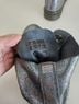 Dr. Martens 100% Leather Solid Silver Black Boots Size 9 - photo 7