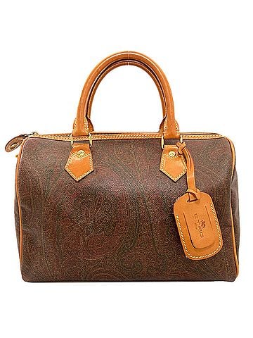 ETRO Etro Paisley Pattern Boston Bag, PVC, Women's (view 1)