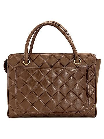 Chanel Chanel Matelassé Tote Bag with Gold Hardware, Lambskin, Women's. (view 2)