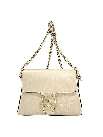 Gucci Gucci 607720 Outlet Interlocking G Chain Shoulder Bag Leather Women's GUCCI (view 1)