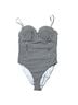 Veronica Beard Stripes Black White One Piece Swimsuit Size M - photo 6