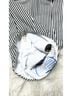 Veronica Beard Stripes Black White One Piece Swimsuit Size M - photo 5