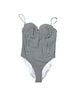 Veronica Beard Stripes Black White One Piece Swimsuit Size M - photo 1