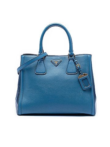 Prada Bicolor Saffiano Lux Galleria Satchel (view 1)